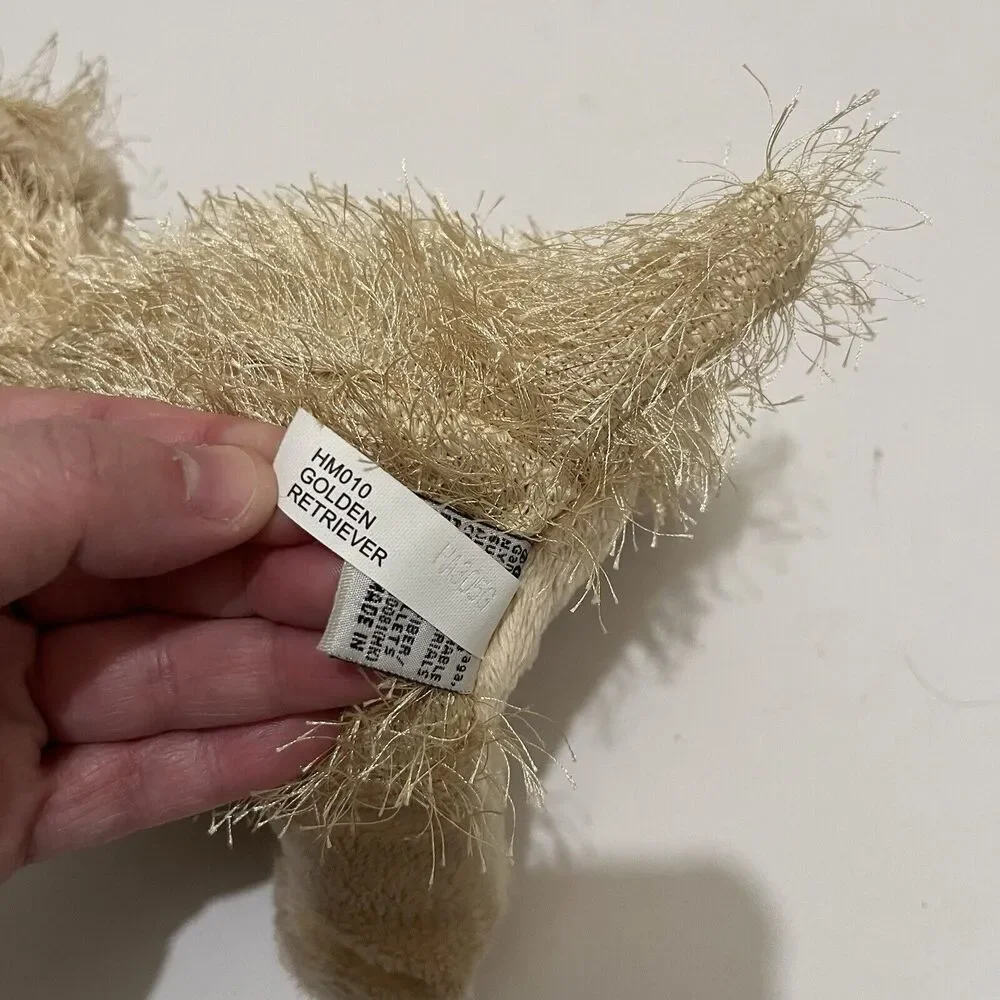 Webkinz Fuzzy Golden Retriever Puppy Dog Stuffed Animal Plush No Code Ganz